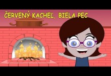 Cerveny kachel, biela pec (mix 8 detskych pesniciek)